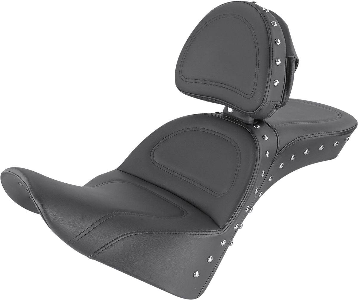 SADDLEMEN Explorer Special Seat - Studded - w/ Backrest - FL '18-'24 818-33-040 — image 1