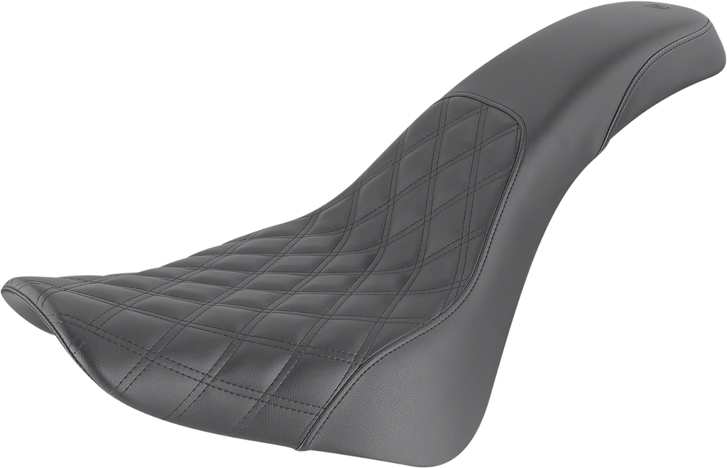 SADDLEMEN Profiler Seat - Front Lattice/Rear Smooth - Black - FL '18-'24 818-33-149 — image 1
