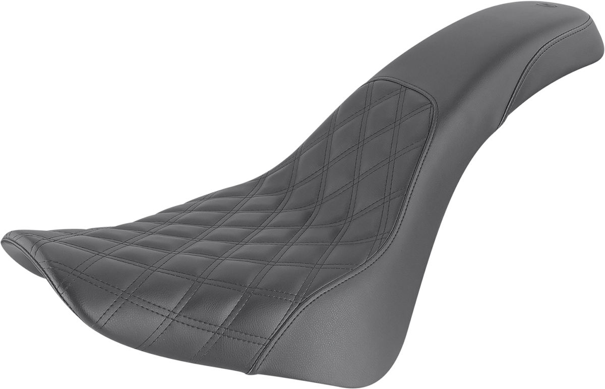 SADDLEMEN Profiler Seat - Front Lattice/Rear Smooth - Black - FL '18-'24 818-33-149 — image 1
