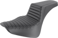 SADDLEMEN Step-Up Seat - Front Tuck-n-Roll - Black 818-33-171 — image 1