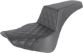 SADDLEMEN Step-Up Seat - Front Lattice Stitch - Black 818-33-172 — image 1
