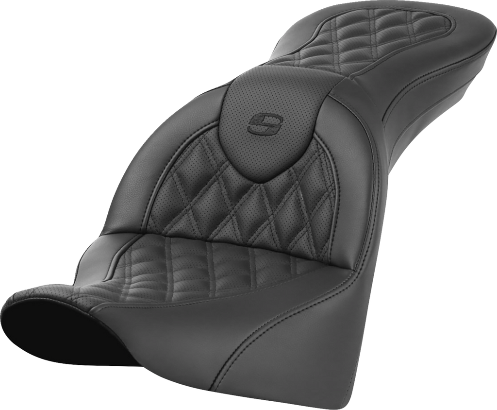 SADDLEMEN Roadsofa™ Seat - without Backrest - Lattice Stitch - FL '18-'24 818-33-182 — image 1