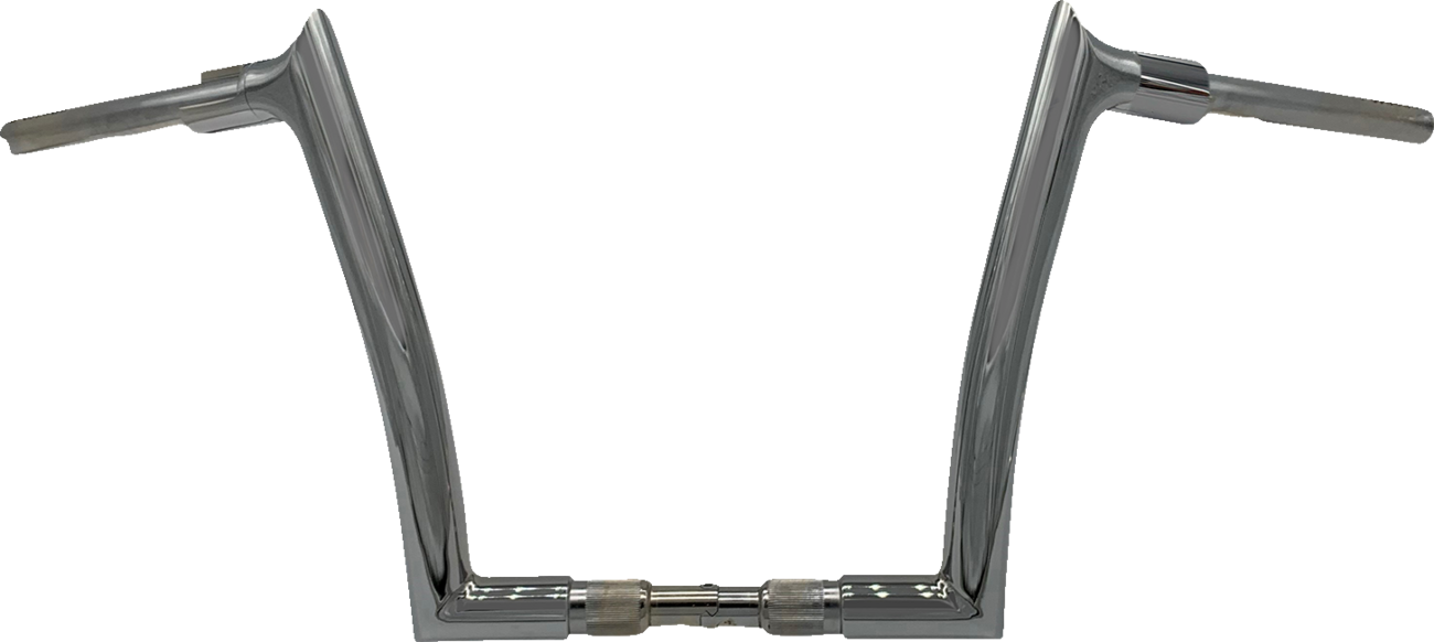 FAT BAGGERS INC. 1-1/2" EZ Install Pointed Top Handlebar - 12" - Chrome 818012 — image 1