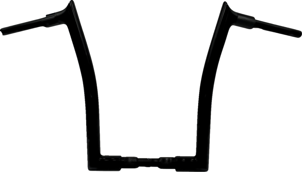 FAT BAGGERS INC. 1-1/2" EZ Install Pointed Top Handlebar - 16" - Black 818016-B — image 1