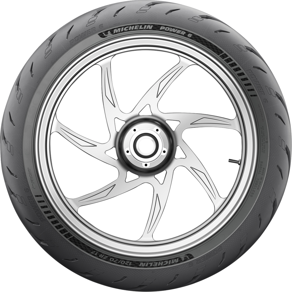MICHELIN Tire - Power 6 - Front - 120/70ZR17 - (58W) 82063 — image 3