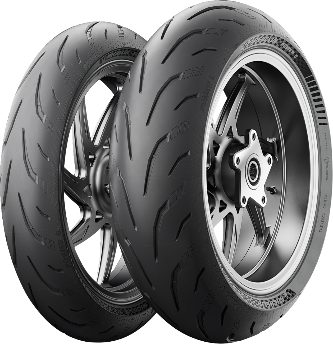 MICHELIN Tire - Power 6 - Front - 120/70ZR17 - (58W) 82063 — image 4
