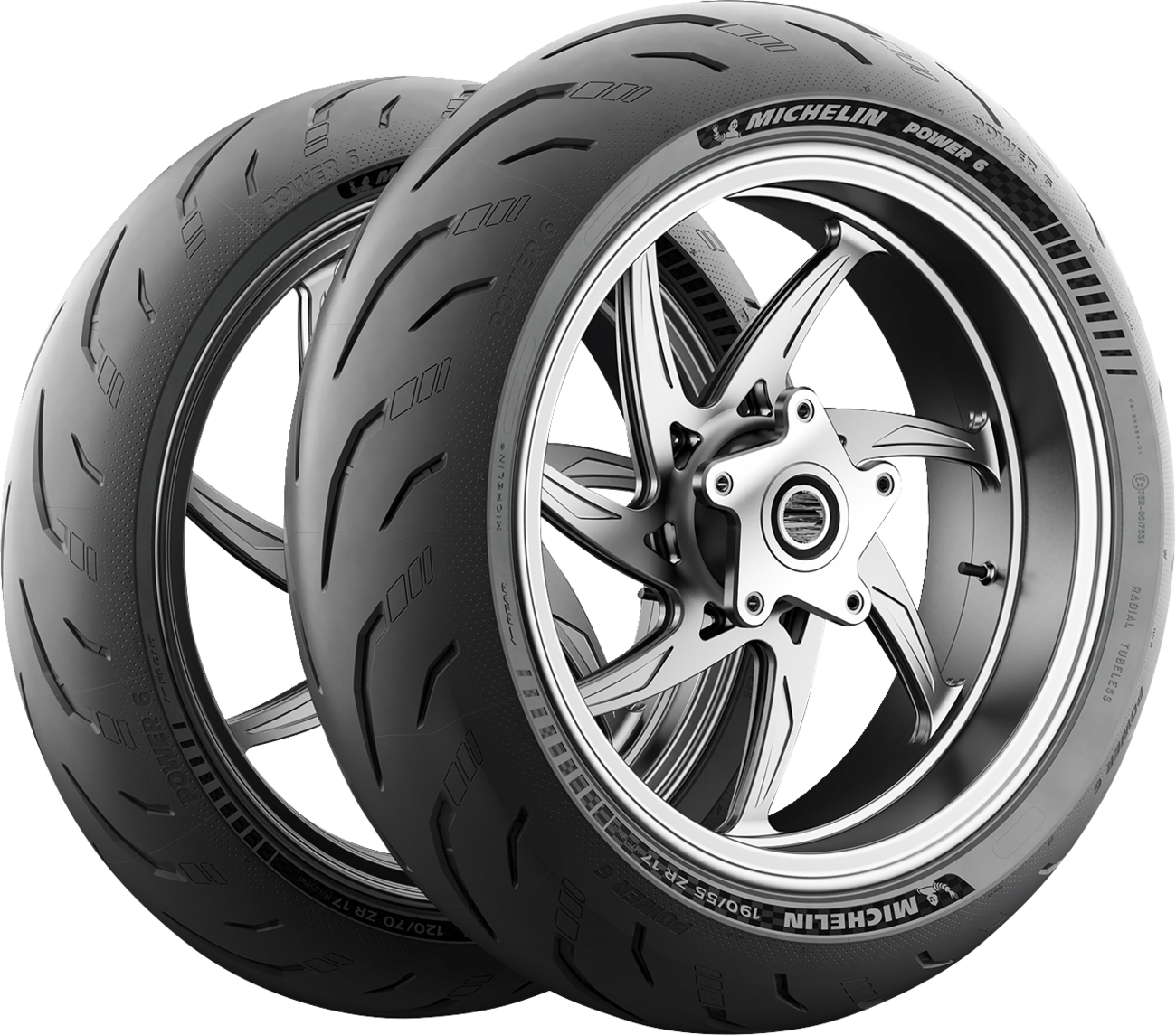 MICHELIN Tire - Power 6 - Front - 120/70ZR17 - (58W) 82063 — image 5