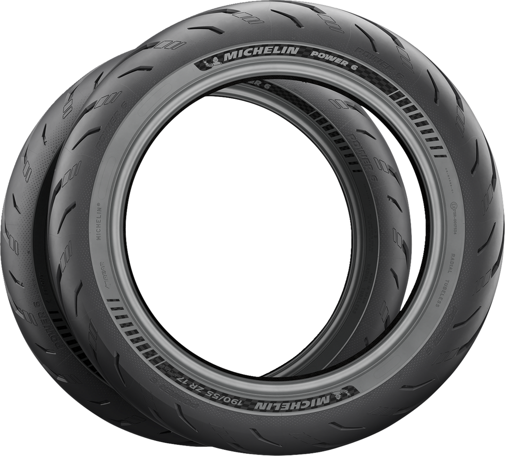 MICHELIN Tire - Power 6 - Front - 120/70ZR17 - (58W) 82063 — image 8
