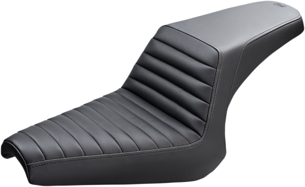 SADDLEMEN Step-Up Seat - Front Tuck-n-Roll/Rear Smooth - Black 821-34-171 — image 2