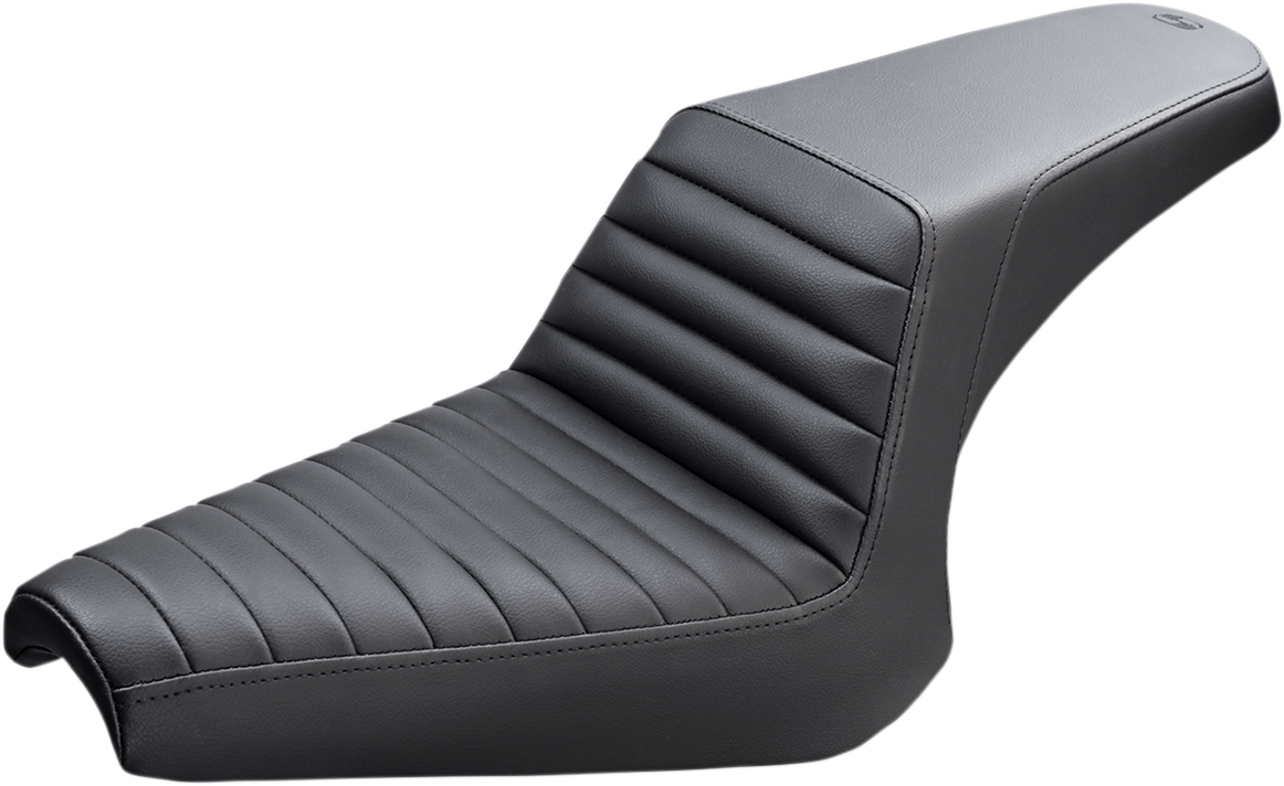 SADDLEMEN Step-Up Seat - Front Tuck-n-Roll/Rear Smooth - Black 821-34-171 — image 2