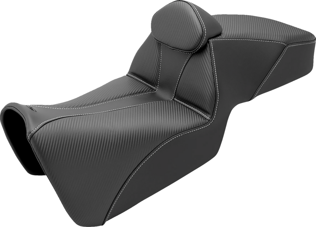 SADDLEMEN Adventure Tour Seat - w/ Backrest - Black - Pan Am '21-'24 821-34-200BR — image 1