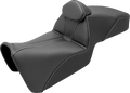 SADDLEMEN Adventure Tour Seat - w/ Backrest - Black - Pan Am '21-'24 821-34-200BR — image 1