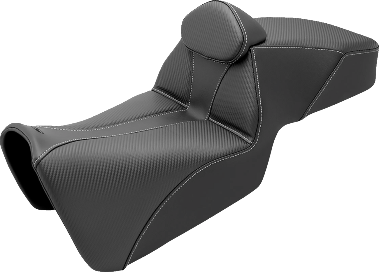 SADDLEMEN Adventure Tour Seat - w/ Backrest - Black - Pan Am '21-'24 821-34-200BR — image 1