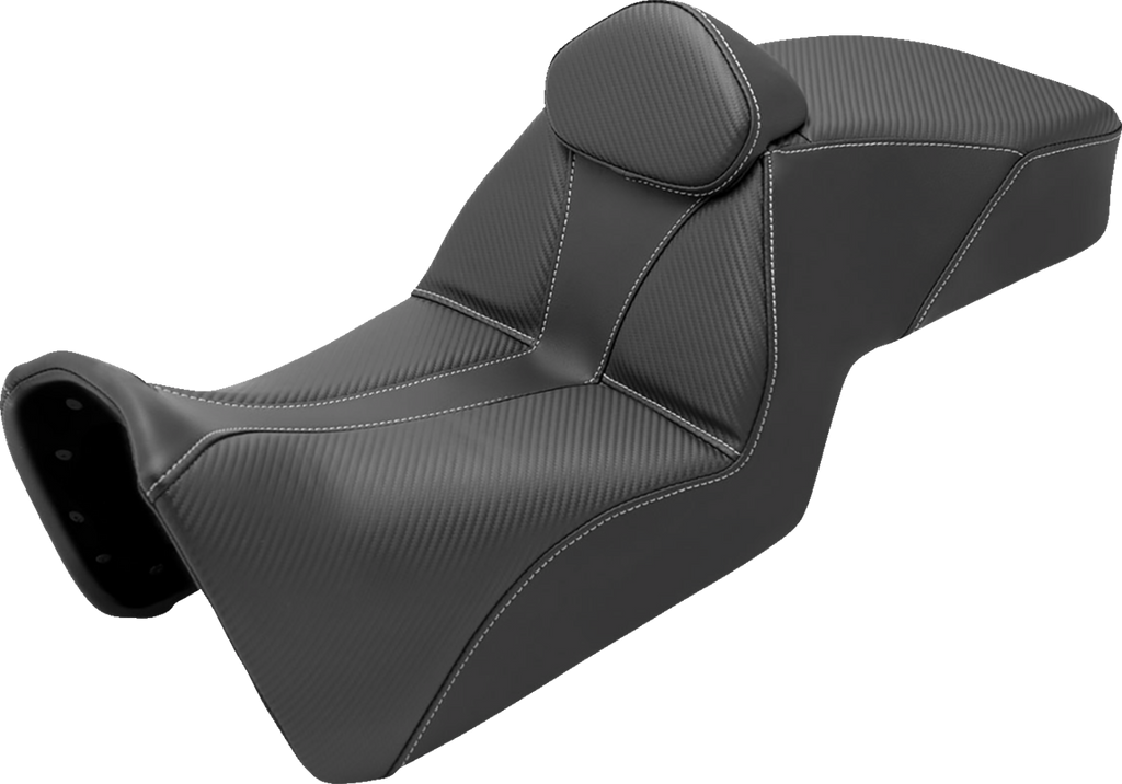 SADDLEMEN Adventure Tour Seat - Low - w/ Backrest - Black - Pan Am '21-'24 821-34-201BR — image 1