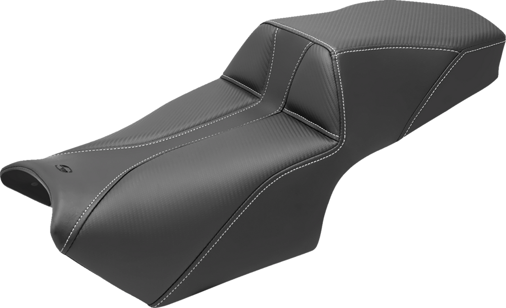 SADDLEMEN Adventure Tour Seat - Low - w/ Backrest - Black - Pan Am '21-'24 821-34-201BR — image 2