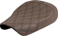 SADDLEMEN Solo Seat - Lattice Stitch - Brown - Sportster S '21-'25 821-36-002BLS — image 1