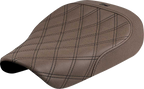 SADDLEMEN Solo Seat - Lattice Stitch - Brown - Sportster S '21-'25 821-36-002BLS — image 1