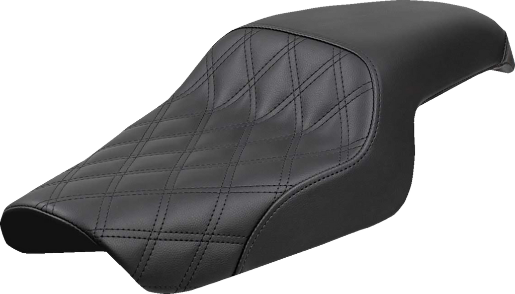 SADDLEMEN Profiler™ Seat - XL - Lattice Stitch - Black - Sportster S '21-'25 821-36-149 — image 1