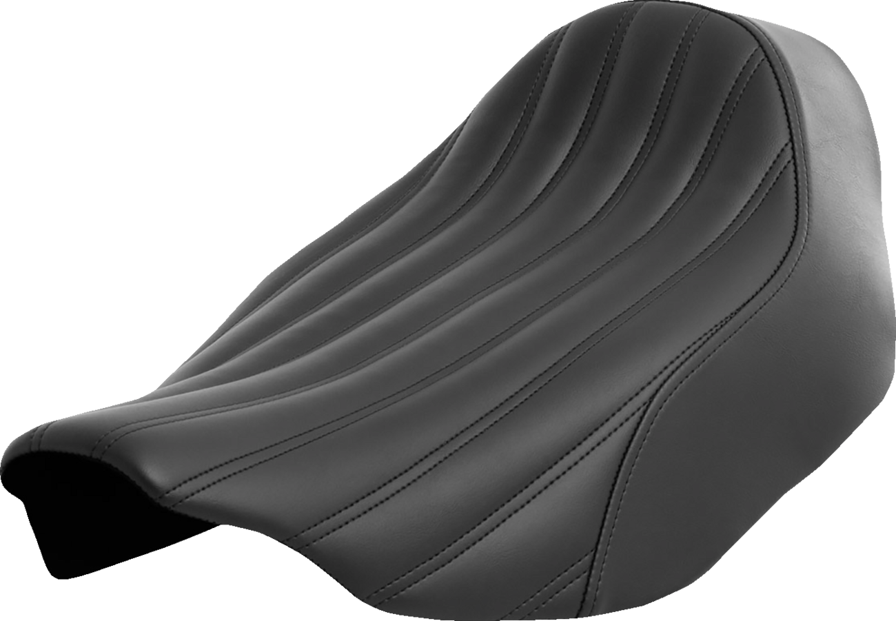 SADDLEMEN Renegade™ Knuckle Solo Seat - Black - FLH/FLT '23-'24 823-07-0023 — image 1