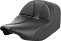 SADDLEMEN Dominator Solo Seat - Carbon Fiber w/ Silver Stitch - FLT/FLH '23-'24 823-07-0042 — image 1