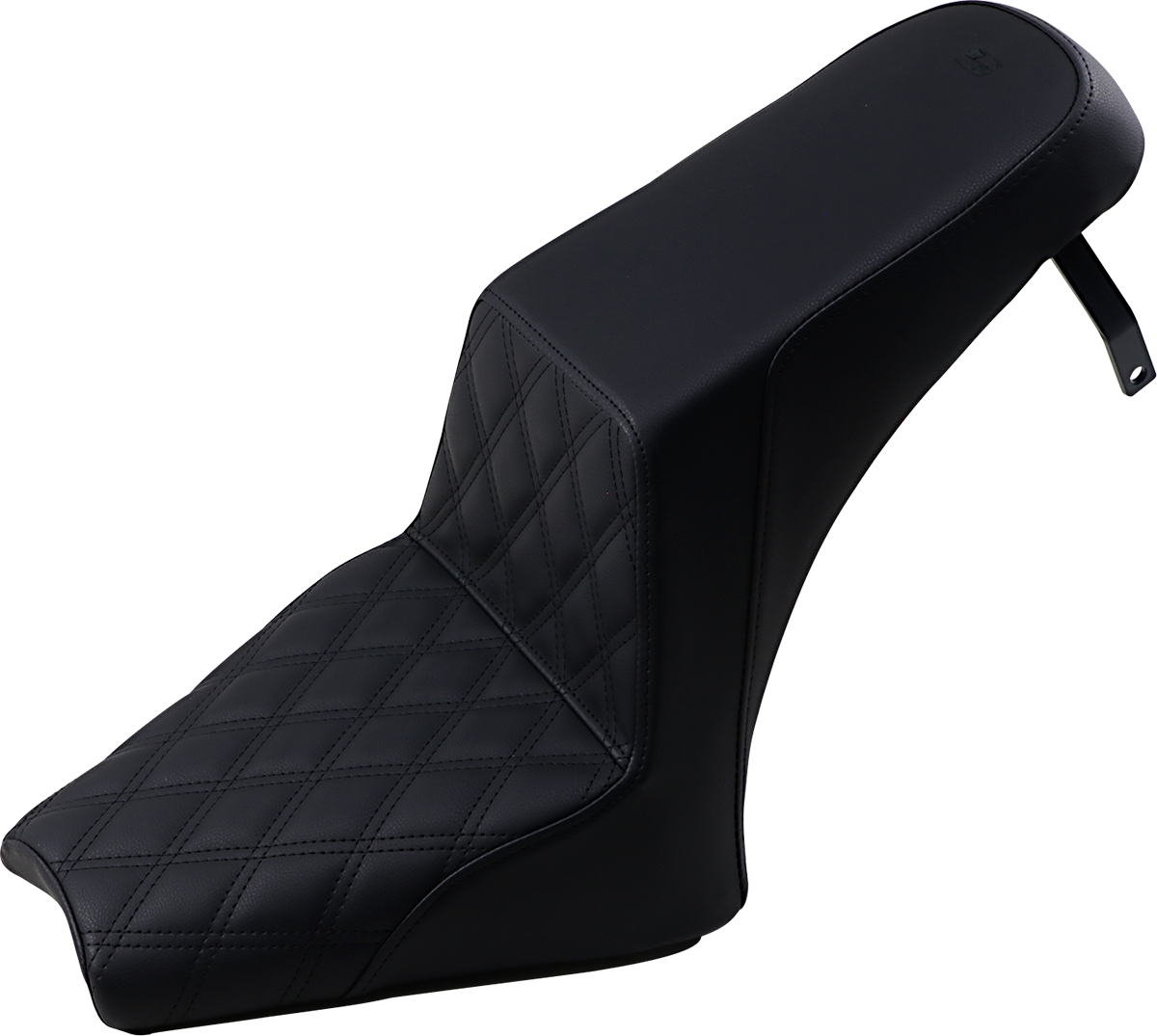 SADDLEMEN Step-Up Seat - Front/Rear Lattice Stitch - Black - FL '23-'24 823-07-175 — image 2