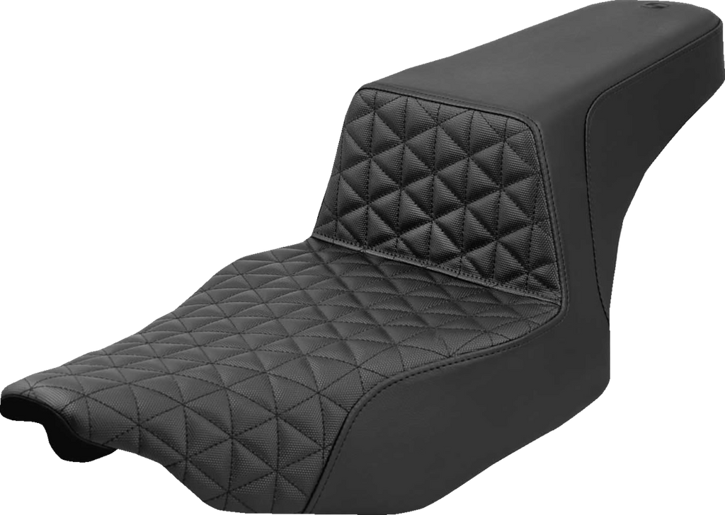 SADDLEMEN Extended Step-Up Seat - Tri-Gripper - Black - FLH/FLT '23-'25 823-07-180 — image 1