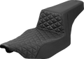 SADDLEMEN Extended Step-Up Seat - Tri-Gripper - Black - FLH/FLT '23-'25 823-07-180 — image 1