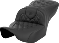 SADDLEMEN Roadsofa™ Seat - without Backrest - Lattice Stitch - Black - FL '23-'24 823-07-182 — image 1