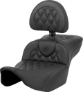 SADDLEMEN Roadsofa™ Extended Reach Seat - Lattice Stitch - with Backrest - FL '23-'24 823-07-184BR — image 1