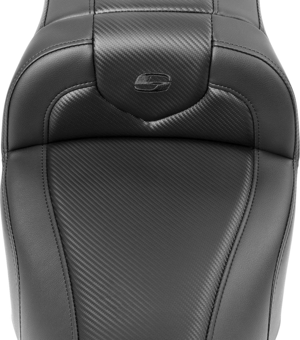 SADDLEMEN RoadSofa™ Seat - Carbon Fiber - without Backrest - FLTR/FLHX '23-'24 823-07-18500 — image 2