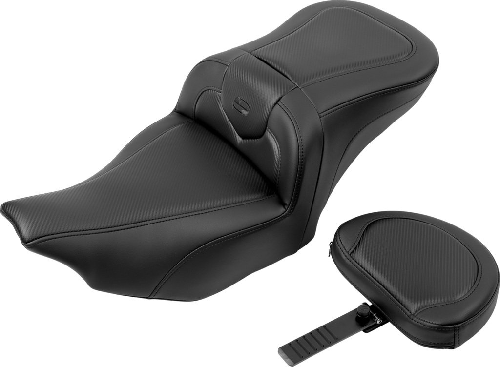 SADDLEMEN RoadSofa™ Seat - Carbon Fiber - with Backrest - FLTR/FLHX '23-'24 823-07-185B0 — image 6