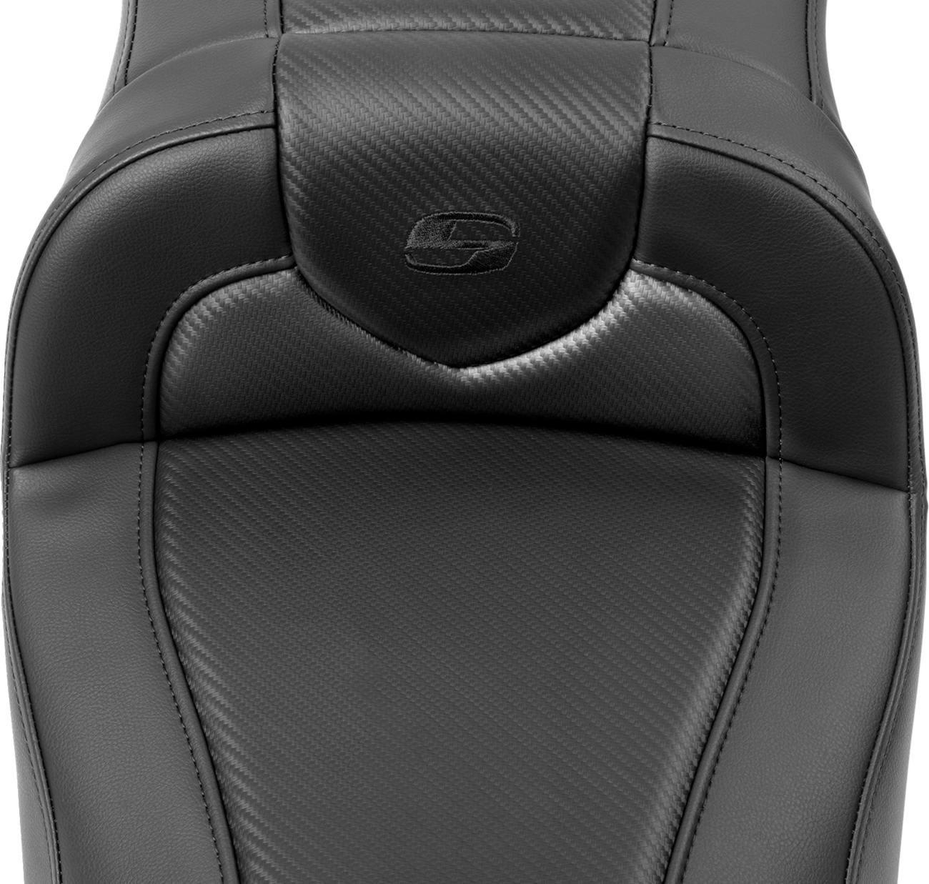 SADDLEMEN Roadsofa™ Extended Reach Seat - without Backrest - Carbon Fiber - FLTR/FLHX '23-'24 823-07-18600 — image 2