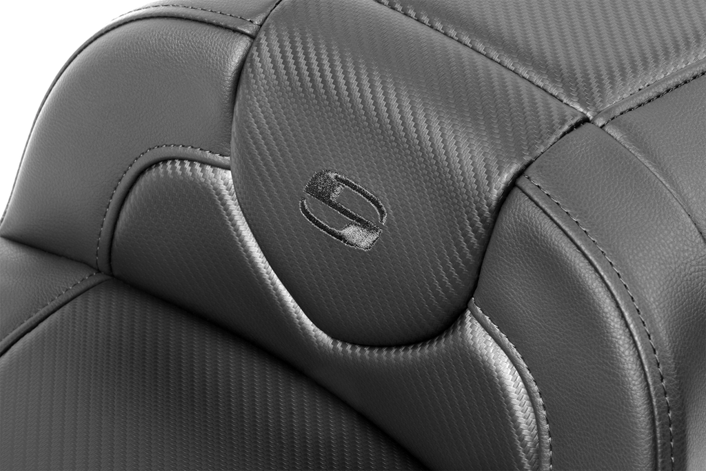 SADDLEMEN Roadsofa™ Extended Reach Seat - without Backrest - Carbon Fiber - FLTR/FLHX '23-'24 823-07-18600 — image 3