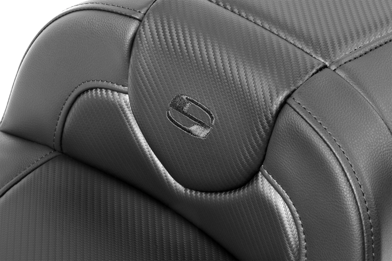SADDLEMEN Roadsofa™ Extended Reach Seat - without Backrest - Carbon Fiber - FLTR/FLHX '23-'24 823-07-18600 — image 3