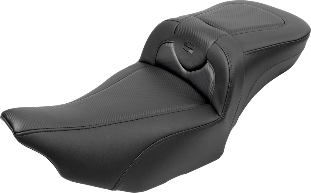 SADDLEMEN Roadsofa™ Extended Reach Seat - with Backrest - Carbon Fiber - FLTR/FLHX '23-'24 823-07-186B0 — image 4