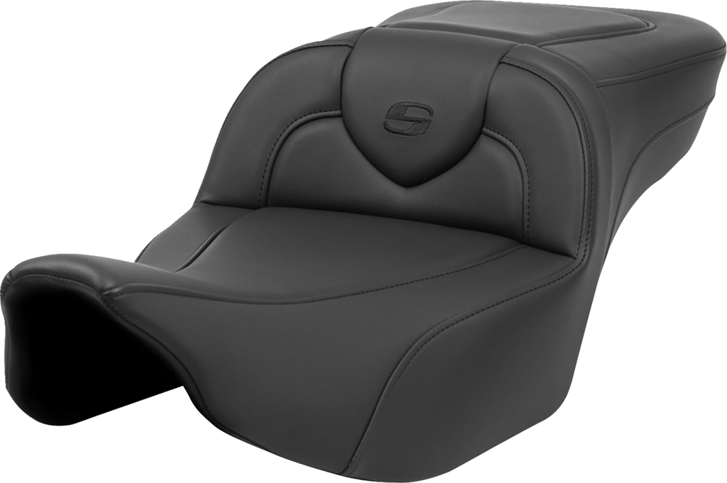 SADDLEMEN Roadsofa™ Extended Reach Seat - Black Stitch - without Backrest - FL '23-'24 823-07-188 — image 1