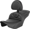 SADDLEMEN Roadsofa™ Seat - with Backrest - Tuck-n-Roll - FLTR/FLHX '23-'24 823-07-202B0 — image 1