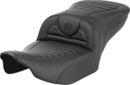 SADDLEMEN Roadsofa™ Seat - with Backrest - Tuck-n-Roll - Carbon Fiber - FLTR/FLHX '23-'24 823-07-204B0 — image 2