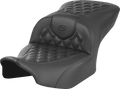 SADDLEMEN RoadSofa™ Seat - without Backrest - Carbon Fiber - Lattice Stitch - FLTR/FLHX '23-'24 823-07-20600 — image 1