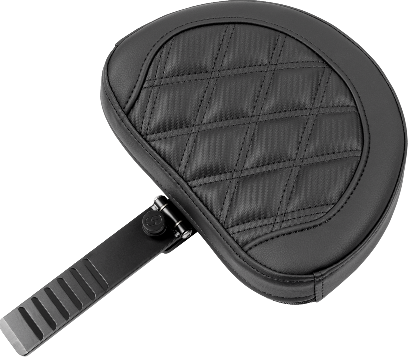 SADDLEMEN RoadSofa™ Seat - with Backrest - Carbon Fiber - Lattice Stitch - FLTR/FLHX '23-'24 823-07-206B0 — image 4