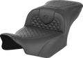 SADDLEMEN Roadsofa™ Seat - Dragon Scale Stitch - w/o Backrest - FLTR/FLHX '23-'25 823-07-20800 — image 1