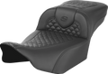 SADDLEMEN Roadsofa™ Seat - Dragon Scale Stitch - w/o Backrest - Extended Reach - FLTR/FLHX '23-'25 823-07-20900 — image 1