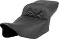 SADDLEMEN RoadSofa™ Tri Gripper Seat - Extended Reach - w/o Backrest - FLH/FLT '23-'24 823-07-21100 — image 1