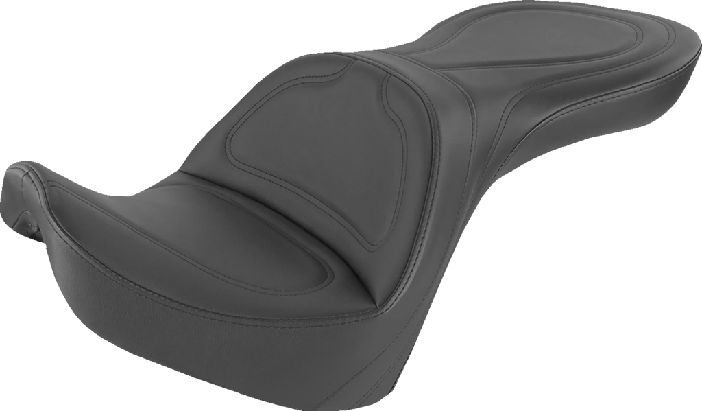 SADDLEMEN Seat - Explorer™ - Without Backrest - Stitched - Black - FXSTD '00-'07 8250JS — image 1
