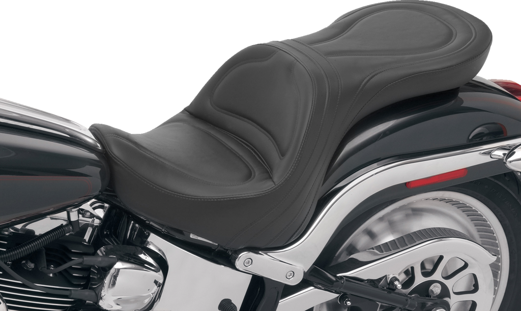 SADDLEMEN Seat - Explorer™ - Without Backrest - Stitched - Black - FXSTD '00-'07 8250JS — image 2