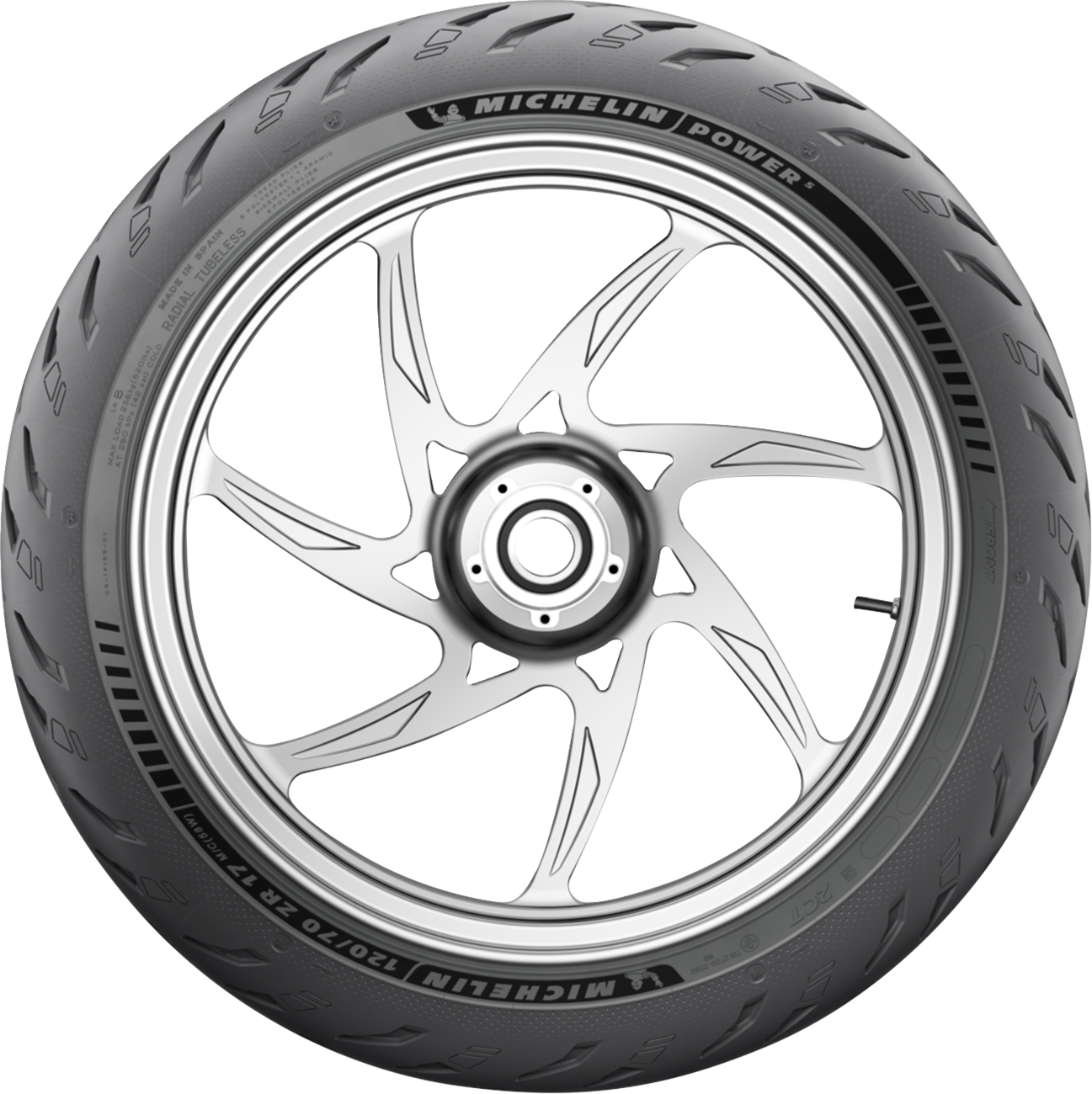 MICHELIN Tire - Power 5 - Front - 120/70ZR17 - (58W) 82645 — image 4