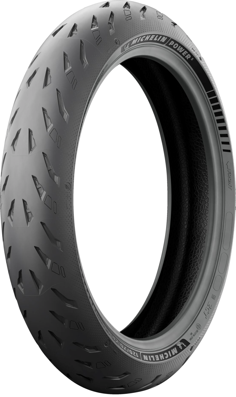 MICHELIN Tire - Power 5 - Front - 120/70ZR17 - (58W) 82645 — image 6
