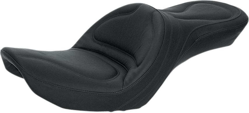 SADDLEMEN Seat - Explorer™ - Without Backrest - Stitched - Black - FXDWG '96-'03 83G50JS — image 1