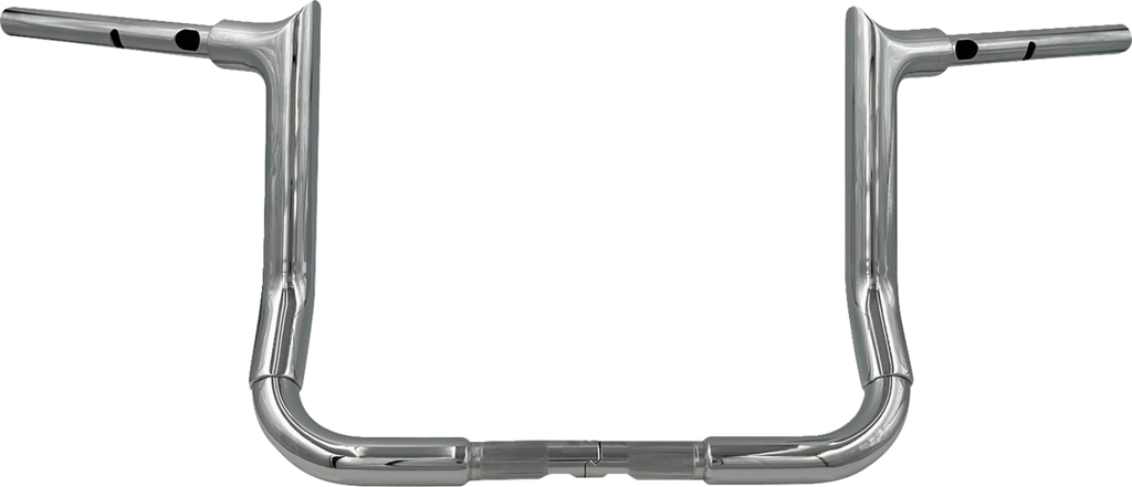 FAT BAGGERS INC. 1-1/2" EZ Install Pointed Top Handlebar - 12" - Chrome 845012 — image 1