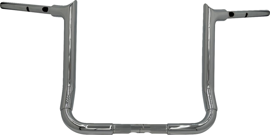 FAT BAGGERS INC. 1-1/2" EZ Install Pointed Top Handlebar - 14" - Chrome 845014 — image 1